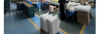 Injection molding machines in the molding workshop